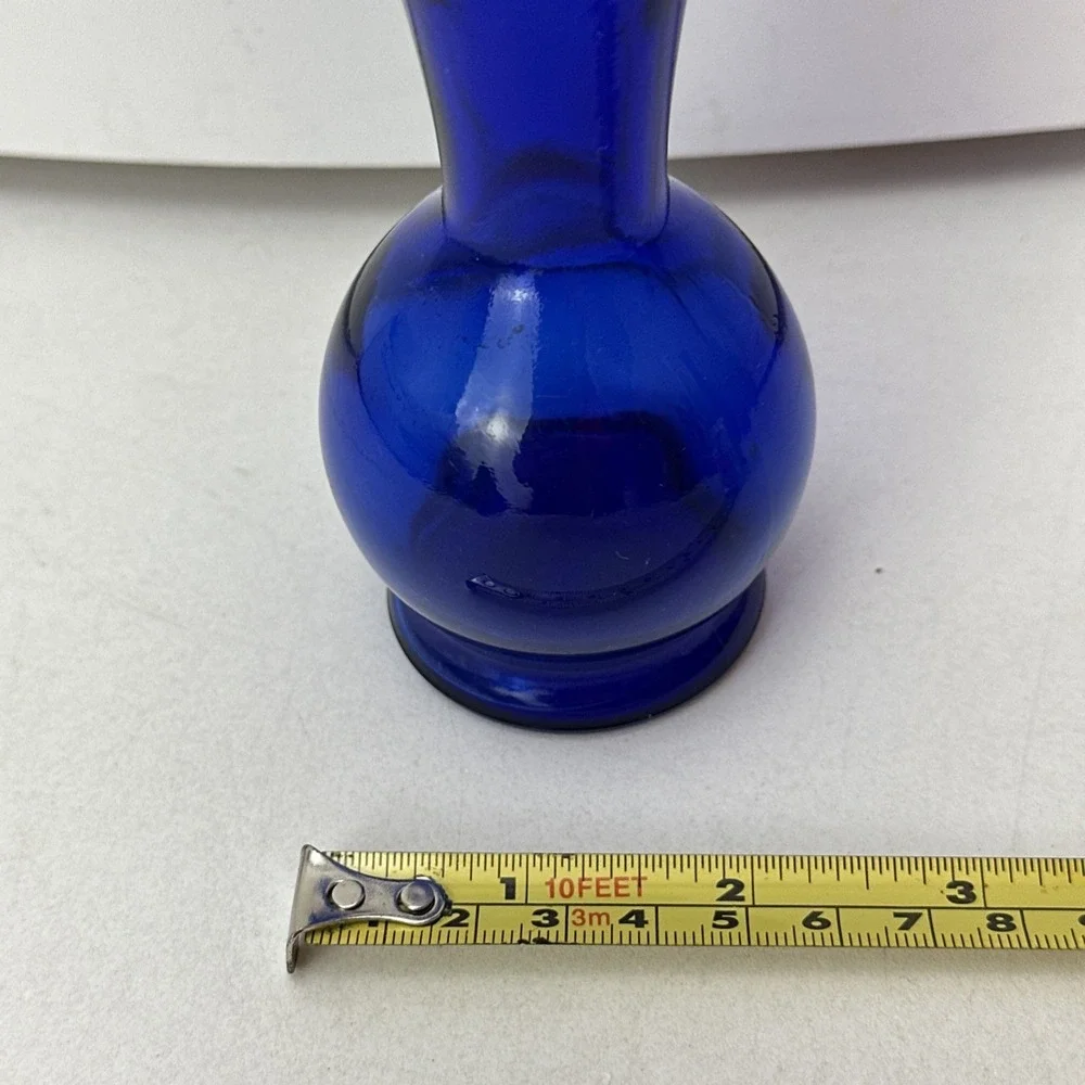 Vintage Cobalt Blue Bud Vase 4.5
